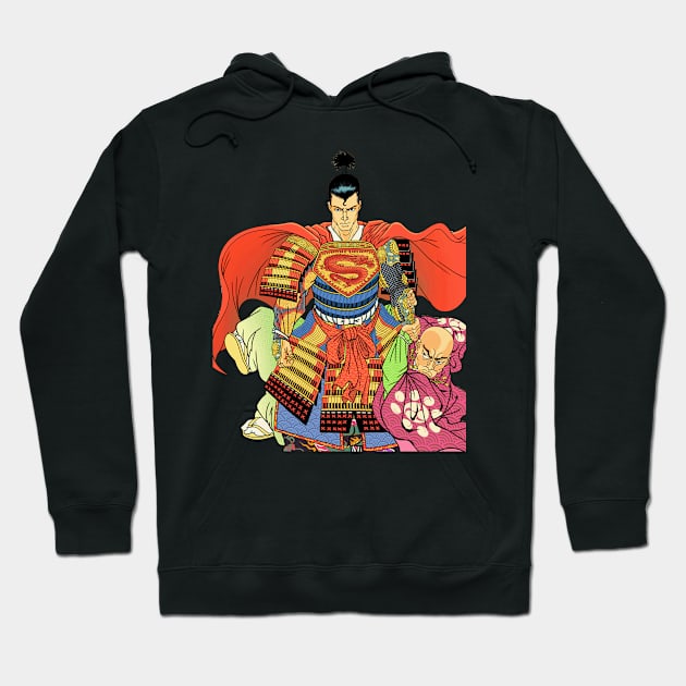 Super Samurai Samurai warrior Comic book style Hoodie by geekmethat